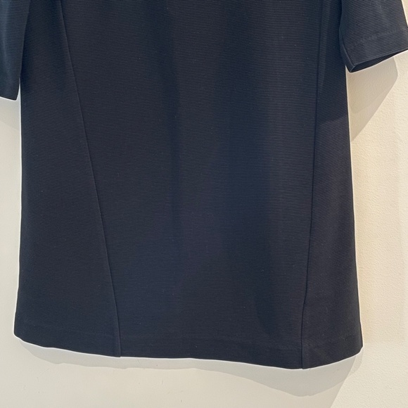 Boden Ottoman Ribbed Knit Sheath A-Line Black Workwear Dress size US 6R - Picture 5 of 14